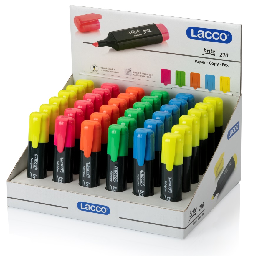 FOSFORLU KALEM STAND 36 LI - 210 - LACCO