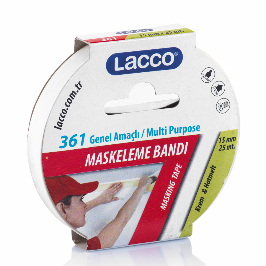 MASKELEME BANDI 15 MM 25 MT LACCO - 361