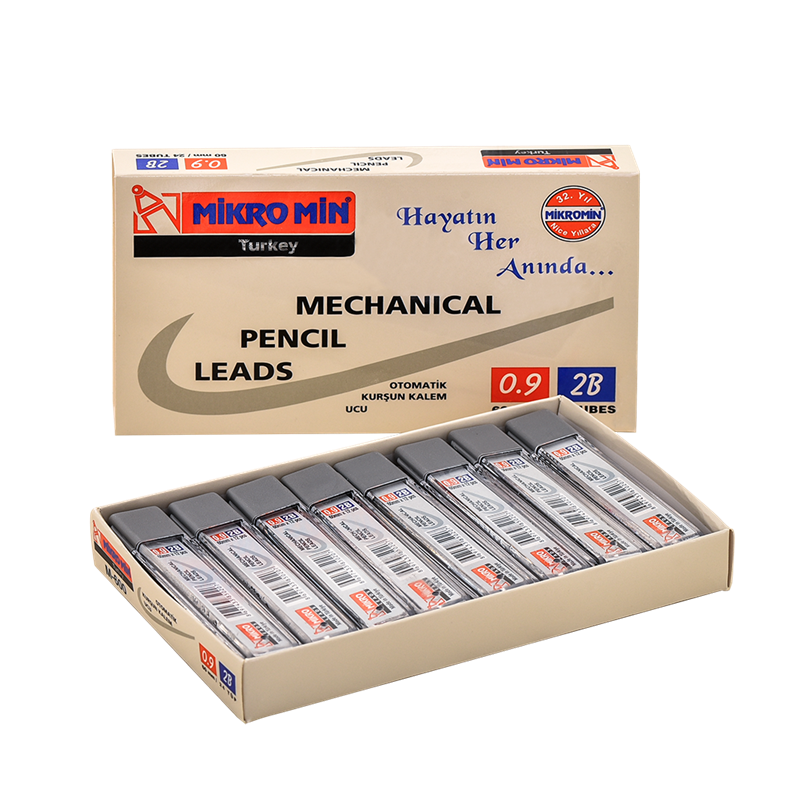 ŞAHİN-M60209 MİKRO 60 MM NEON KURŞUN KALEM UCU  KISA MİN 09 MM