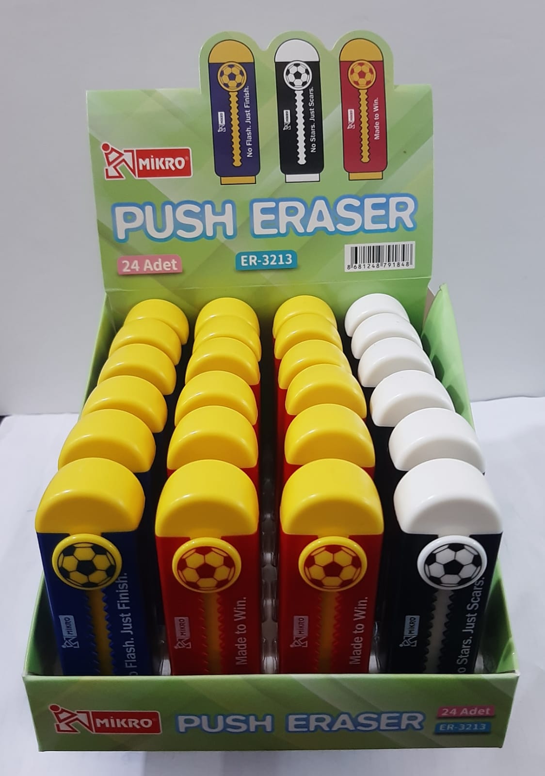 CHAMP SÜRGÜLÜ OTOMATİK SİLGİ 24 LÜ MİKRO - ER3213