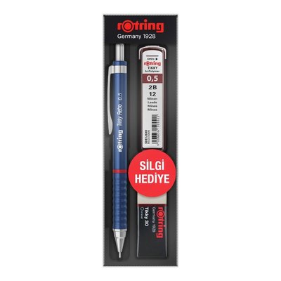 ROTRİNG TİKKY RETRO 05 MM+MİN SİLGİ HEDİYELİ  MAV İRO-RK05-MAVI