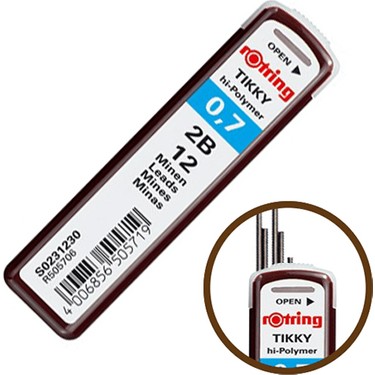 ROTRİNG HİPOLYMER KURŞUN KALEM UCU 07 MM   (2B) S0231230