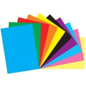 ÖZKAN-G0890 RENKLI MUKAVVA 48X68 CM MAVI 10 LU