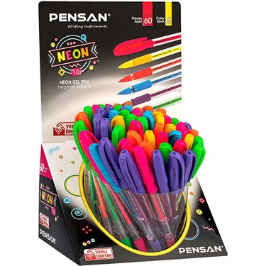 PENSAN-PE02229JK00ST NEON JEL KALEM STAND 60 LI
