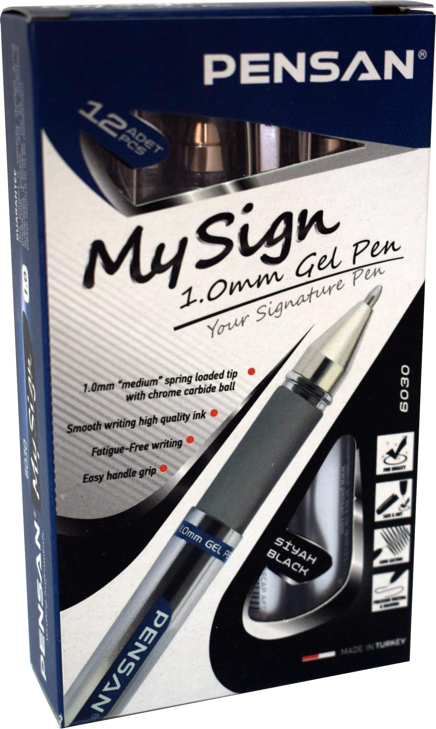 PENSAN-PE06030RKSI MY SIGN JEL ROLLER KALEM SİYAH 1 MM