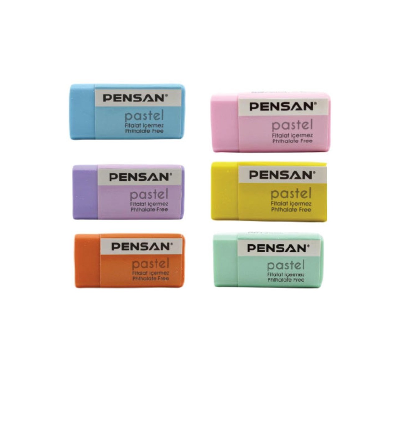 PENSAN PSS-24P PASTEL SİLGİ 24 LÜ - PE99975PATEL