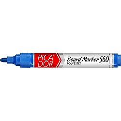 PICADOR-KX035 BEYAZ TAHTA KALEMI 560 YUVARLAK UÇ 3 MM MAVI