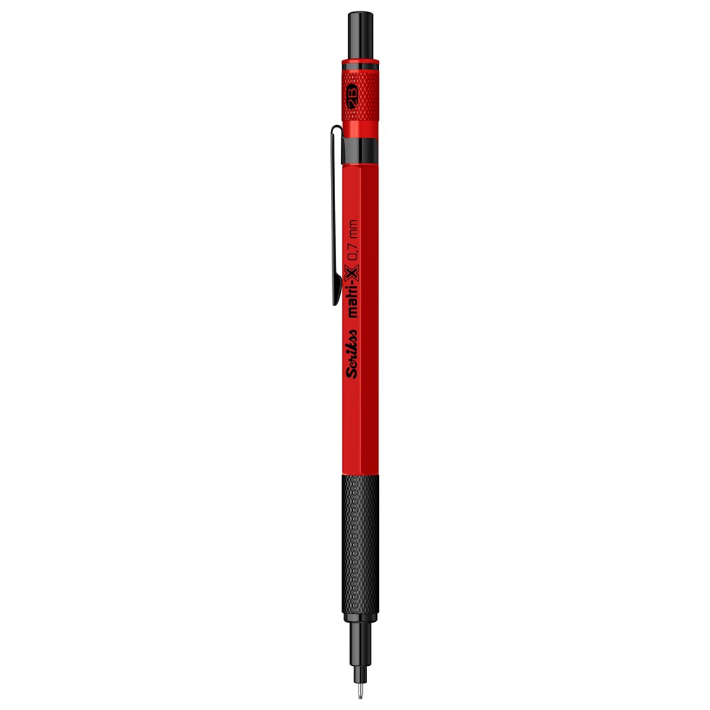 SCR-MATRI-X 07 MM VERSATİL KALEM KIRMIZI