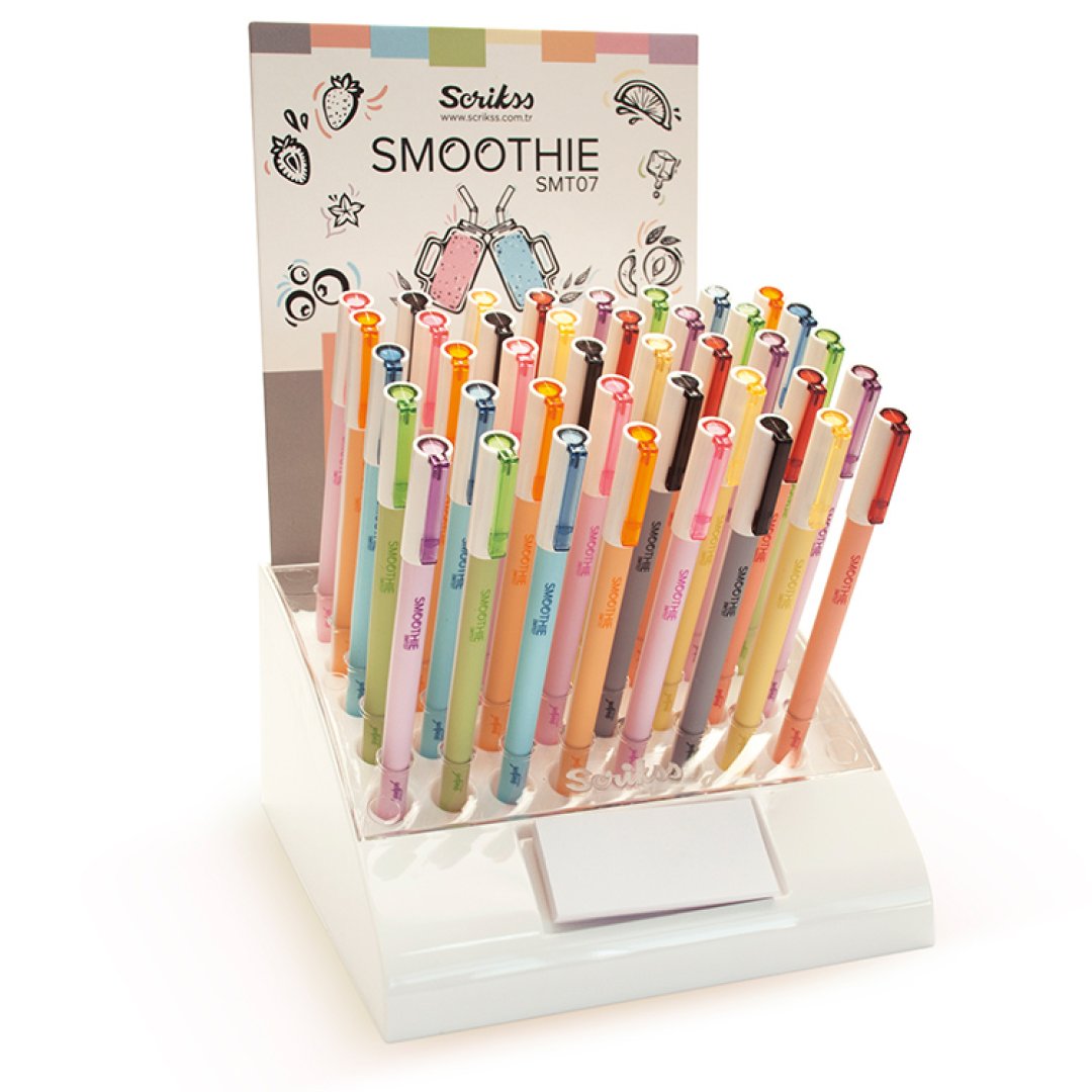 SCR-SMOOTHİE JEL KALEM 40 LI STAND