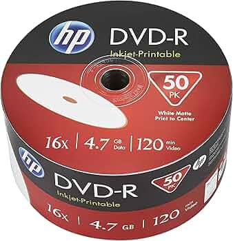 TIMON-43788 HP DVD R 16X4/7 GB 50 LI