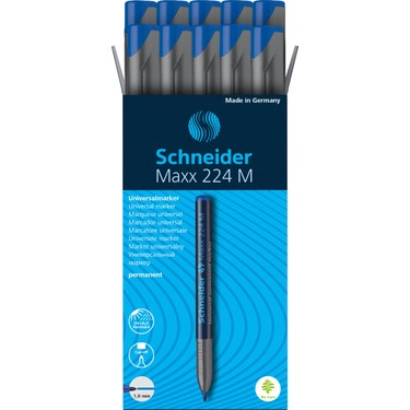 SCHNEİDER 1203 224 ASETAT KALEMİ PERMANENT M SERİ 1.0 MM MAVİ