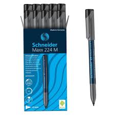 SCHNEİDER 1201 224 ASETAT KALEMİ PERMANENT M SERİ 1.0 MM SİYAH