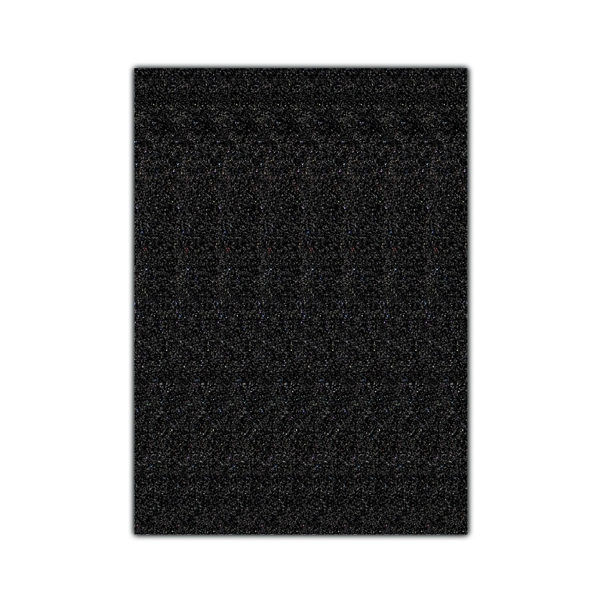 VIVA-2472 PUTI SIMLI FON KARTONU 50X70 CM 10 LU SIYAH