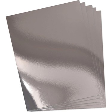 VIVA-5497 PUTI METALIK FON KARTONU 50X70 CM GÜMÜS 25 LI