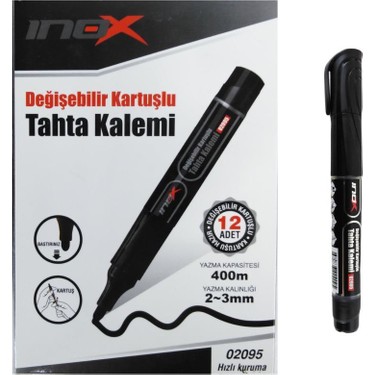 VIVA-2095 INOX KARTUSLU TAHTA KALEMI SIYAH