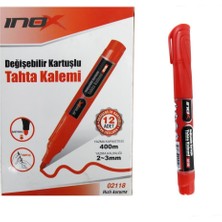VIVA-2118 INOX KARTUSLU TAHTA KALEMI KIRMIZI