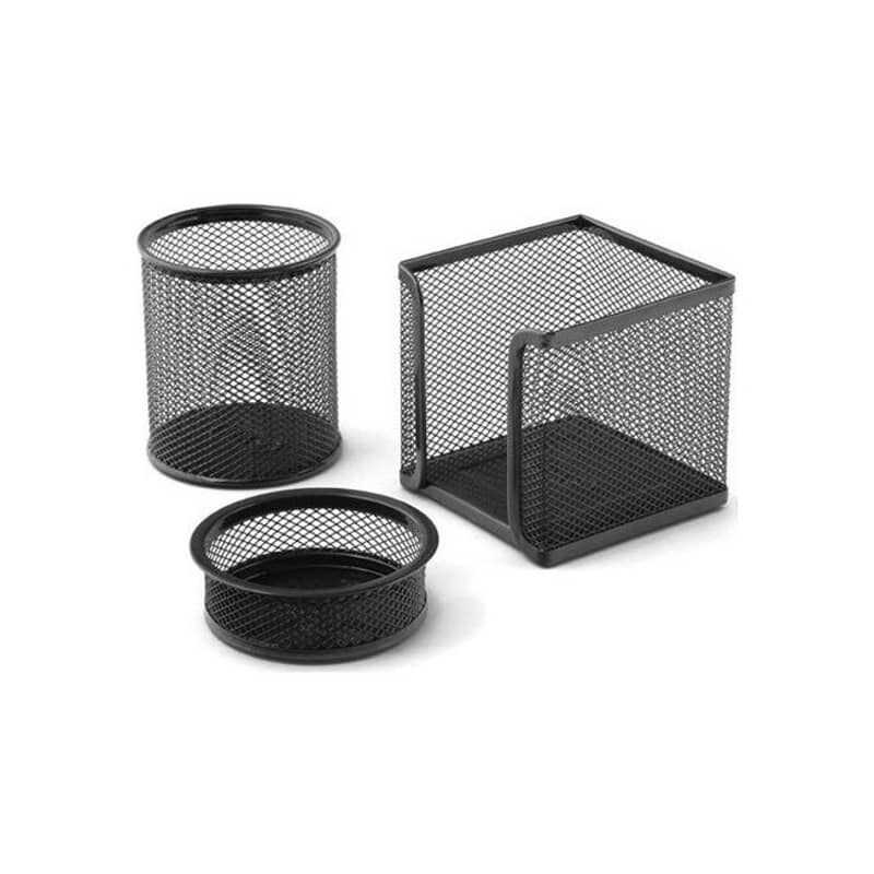 VIVA-0683 INOX 3 LÜ FILE OFIS SET SIYAH
