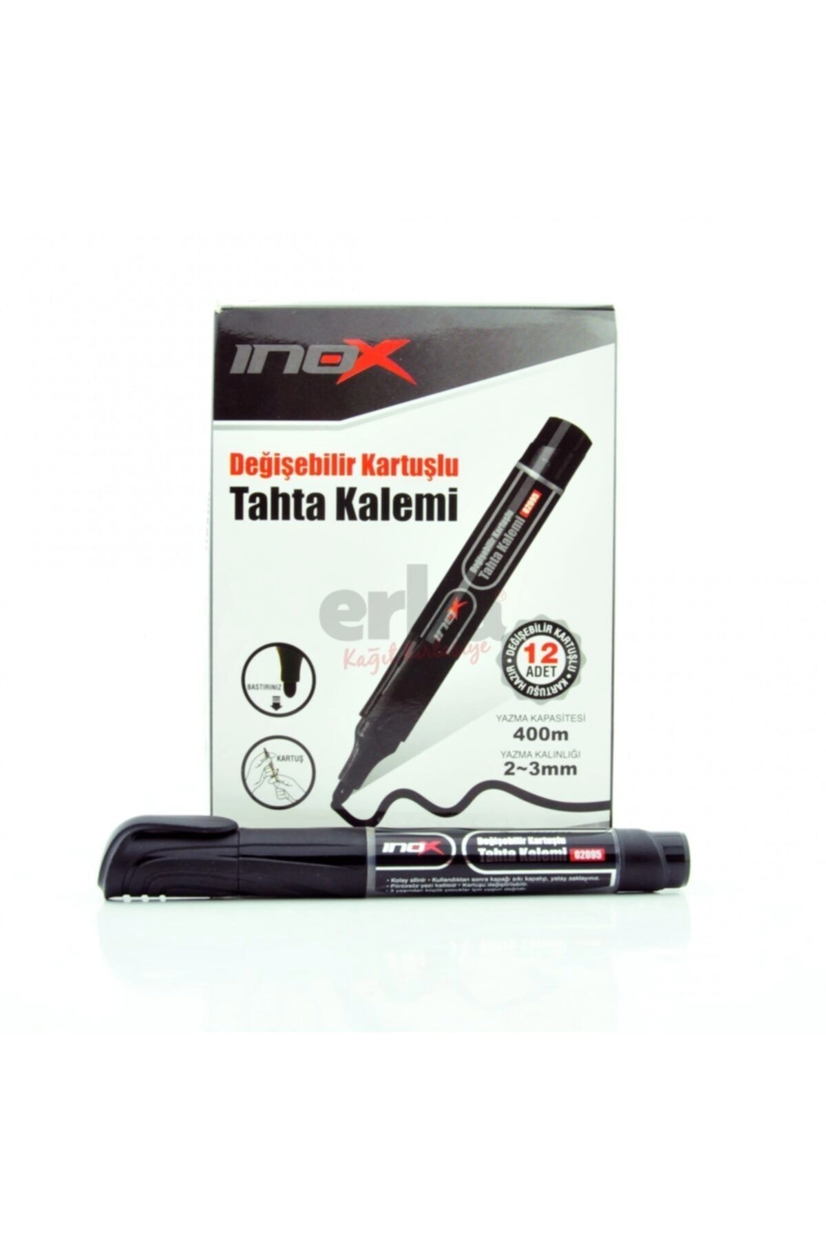 VIVA-3882 INOX TAHTA KALEMI SIYAH