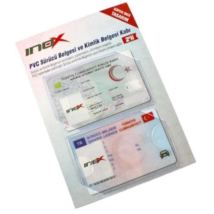 VIVA-04372 INOX PVC SÜRÜCÜ VE KIMLIK BELGESI KABI