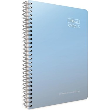 MCOLOR-0011 SERT KAPAK SPIRALLI KARELI DEFTER 17X24 CM 100 YP